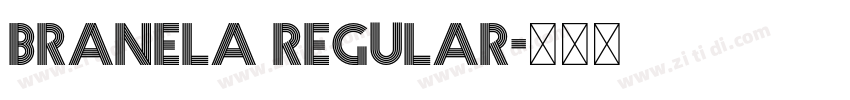 Branela Regular字体转换